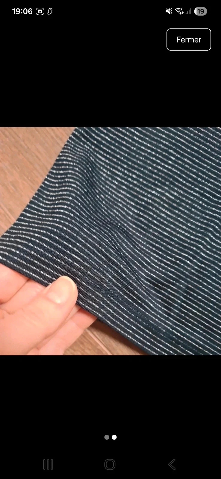 Silver stripe blue t-shirt 10 years new – photo 2